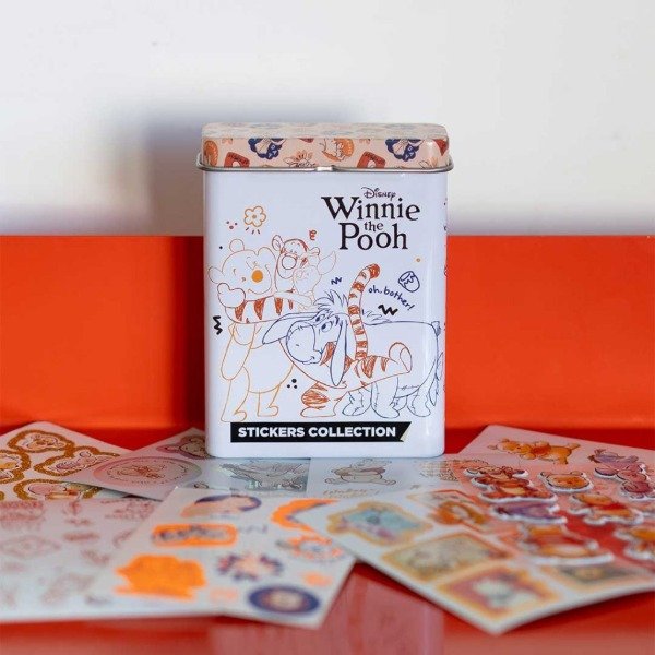 Producto - Lata con stickers - Winnie The Pooh