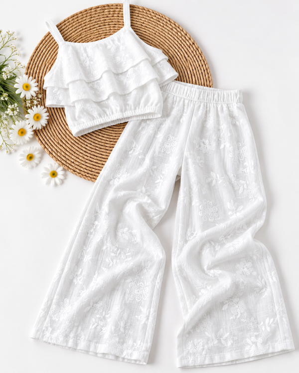 Producto - CONJUNTO FLORIDA BLANCO (TOP + PALAZO)