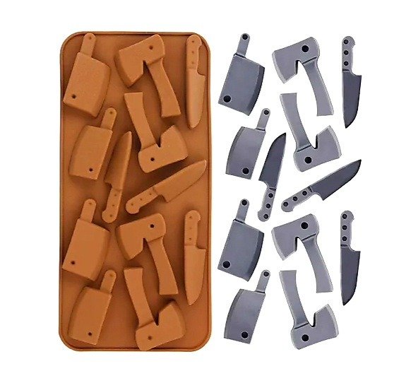 Producto - Molde silicon bombon cuchillo