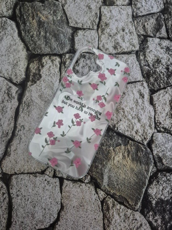 Producto - Funda tpu Holo Iphone 17 flores