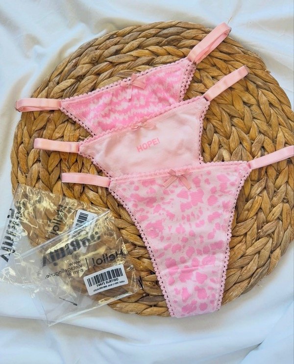 Producto - Less de Algodón Regulables Vintage Edición Rosa - Pack por 3