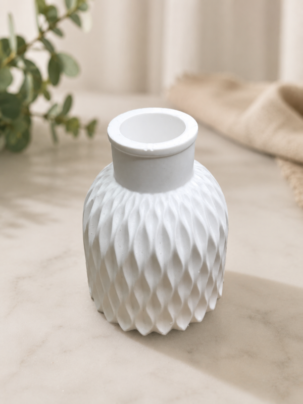 Producto - Florero diamante yeso