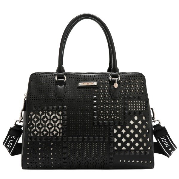 Producto - Cartera Geometric Cutout Black Nicole Lee - 4