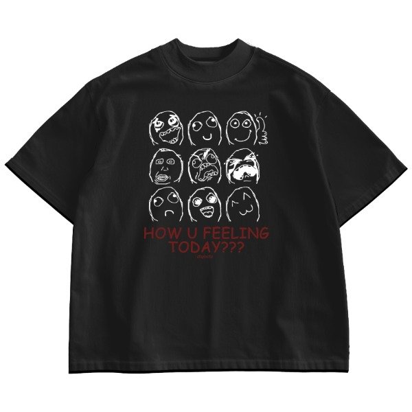 Producto - REMERA DERP NEGRA OVERSIZE