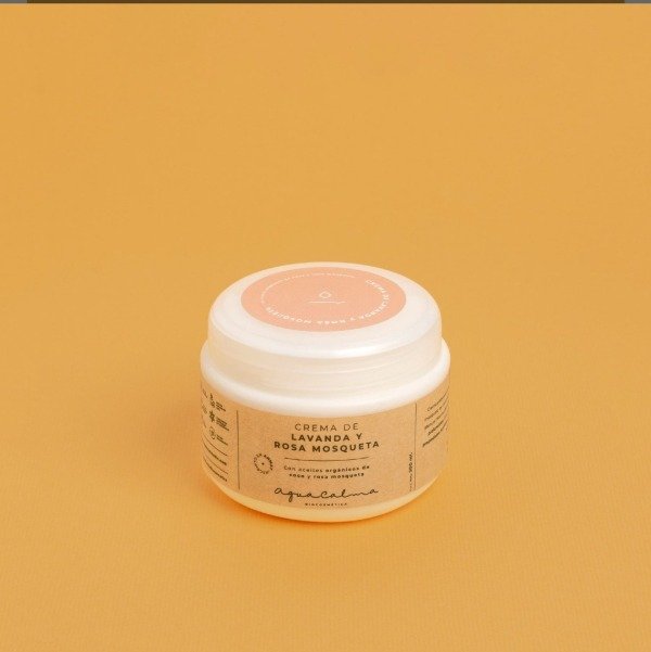 Producto - Crema corporal de lavanda y rosa mosqueta