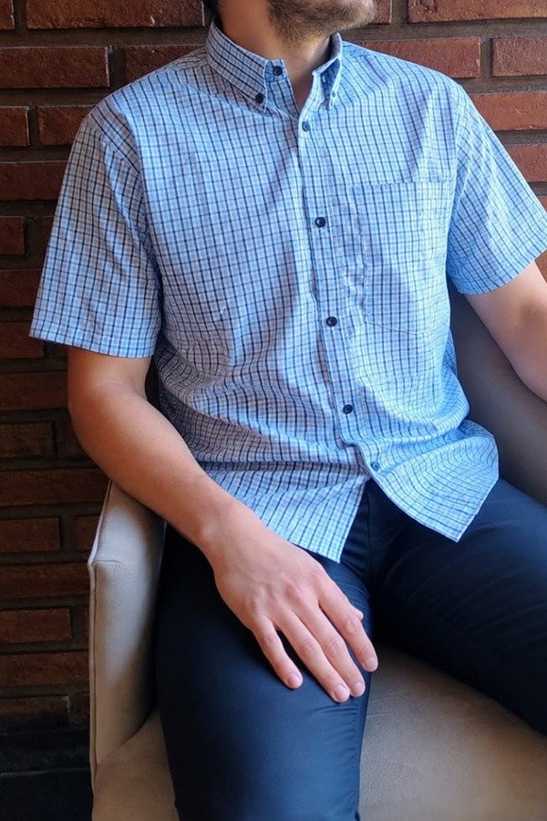 Producto - CAMISA MANGA CORTA A CUADROS - 0