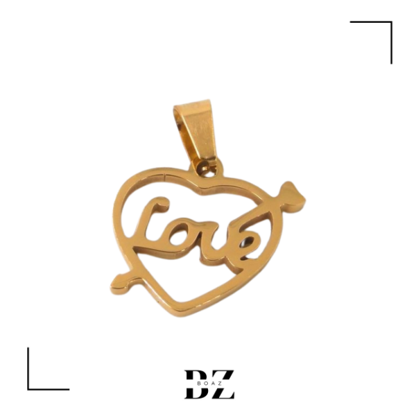 Producto - DIJES DE ACERO DORADO VARIOS MOD.X PCS - 1485-7