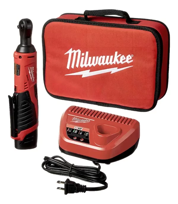 Producto - Llave Crique Enc. 3/8 2457-159a Milwaukee 2,0ah + Bolso Color Rojo Frecuencia 50