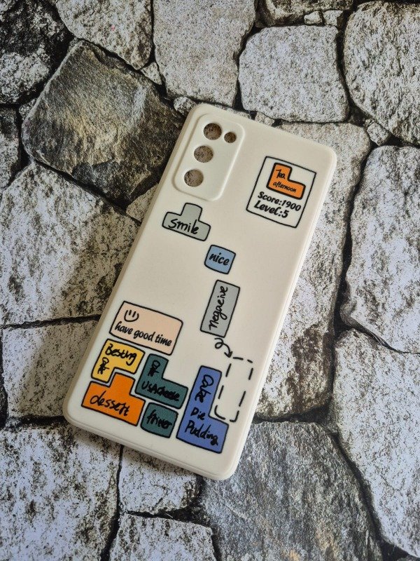 Producto - Funda silicone case diseño Samsung S20 Fe tetris