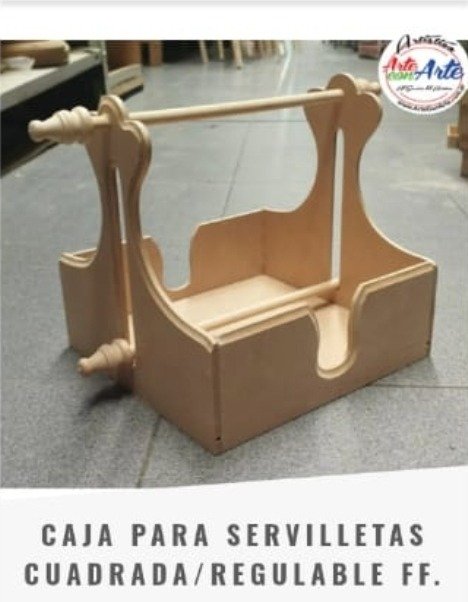 Producto - CAJA PARA SERVILLETAS CUADRADA REGULABLE