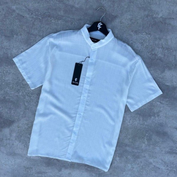 Producto - CAMISA LINO CUELLO MAO BLANCO