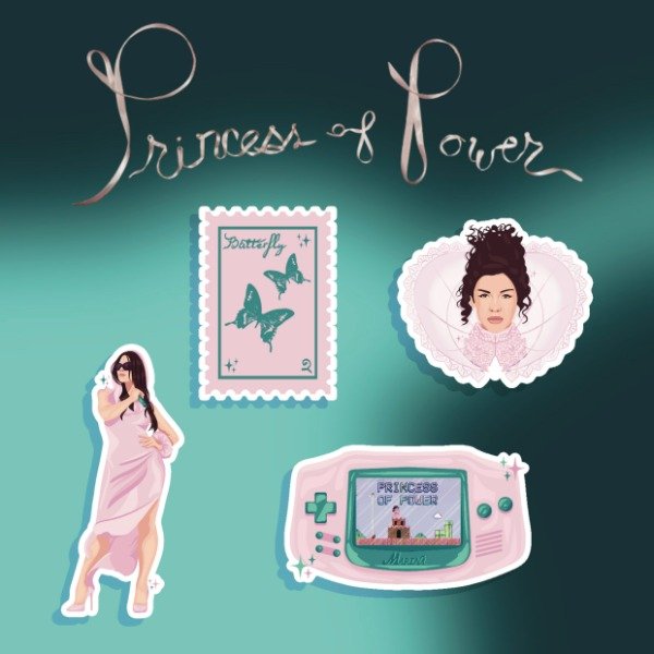 Producto - Stickers 'Princess of Power' Marina and the Diamonds