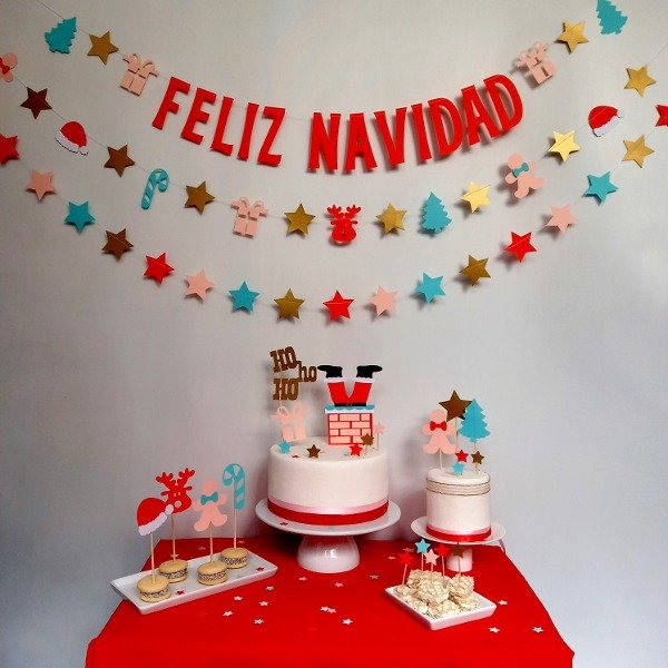 Producto - Kits Completo de Navidad (x25unidades) Podes elegir los colores y las figuras!!