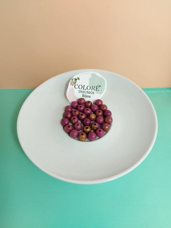 Producto - Cuentas Bolitas Salpicadas (Precio Por unidad)