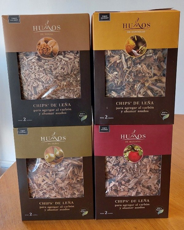 Producto - CHIPS DE LEÑA HUMOS (Pack x 4 unidades x 500gr)