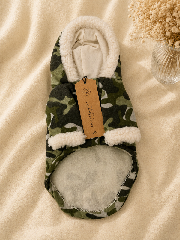 Producto - campera friza camuflada TALLE 2