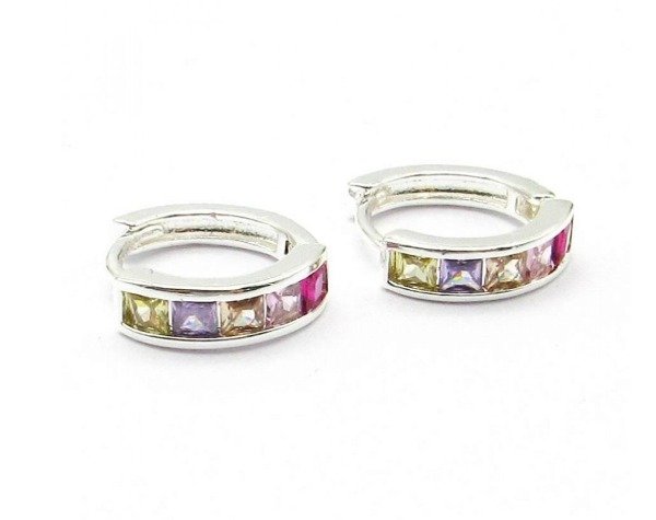 Producto - Aros FLORINDA multicolor