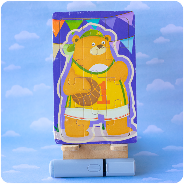 Producto - Rompecabezas de Madera 12 Piezas - Oso