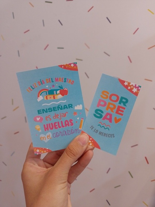 Producto - Tarjetas Día Del Maestro