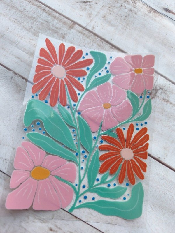 Producto - Estampa dtf textil flores 4