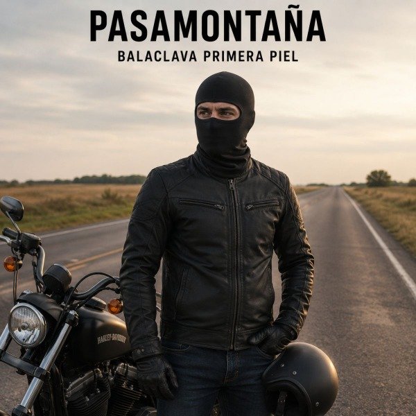 Producto - PASAMONTAÑA BALACLAVA PRIMERA PIEL COLOR NEGRO