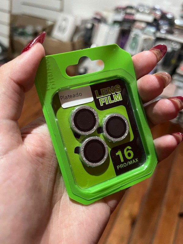 Producto - Iph 16 y iph 16 plus protector de camara brillo plateado