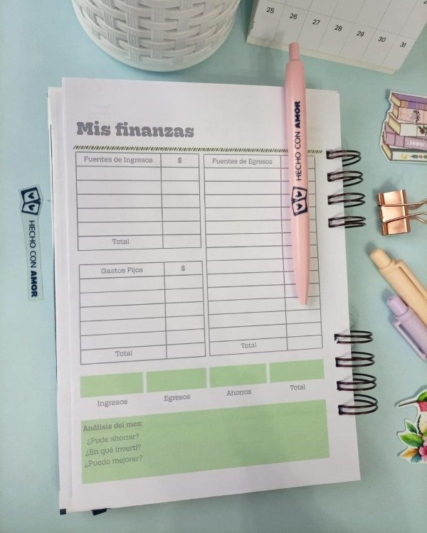 Producto - Agenda semanal Vertical Escencial - 7