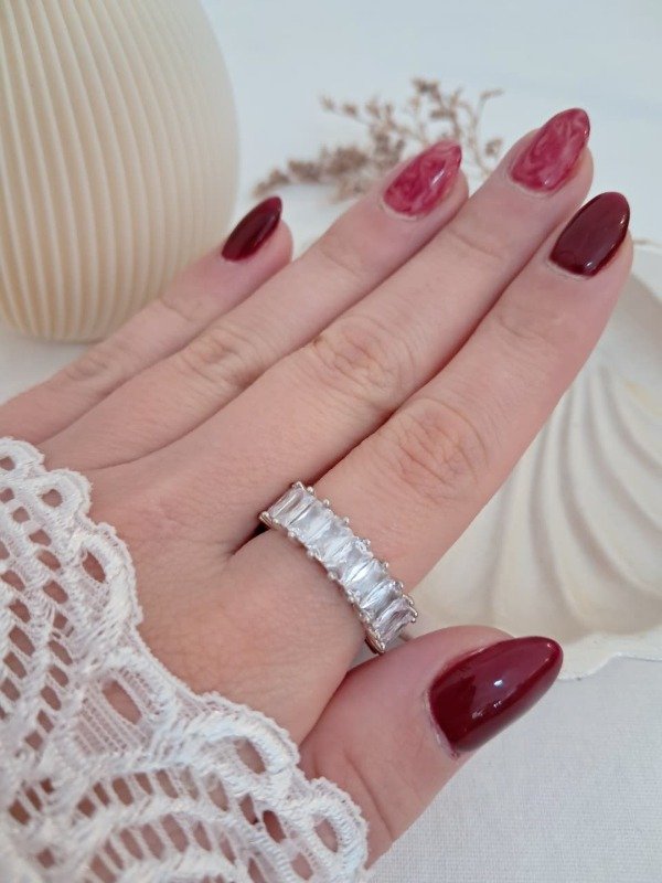 Producto - Anillo AB baguette regulable