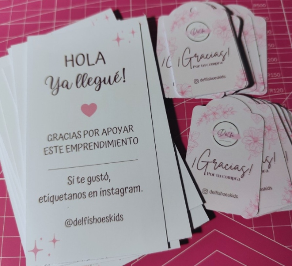 Producto - 100 Tags Personalizados (Corte Clásico / Silueta) - 16