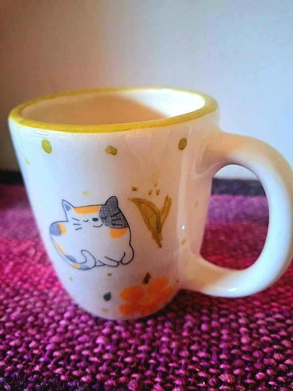 Producto - Taza de gatitos y flores
