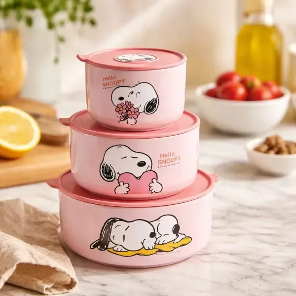 Producto - Set 3 contenedores Snoopy