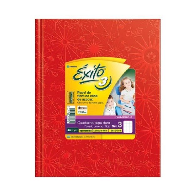 Producto - CUADERNO EXITO E3 FORRADO UNIVERSO T.D. x 48 h CUADRICULADO CHICO