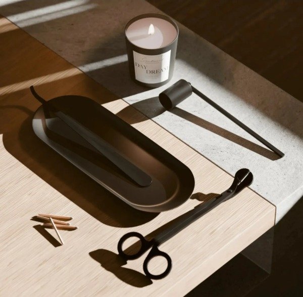 Producto - Set x4 accesorio para vela tijera + pinza + apagado + bandeja -15500