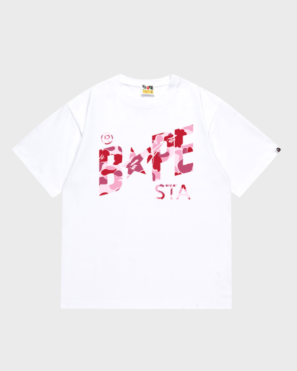 Producto - WHITE BAPE PINK WAR TEE