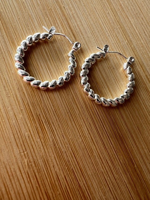 Producto - Aros acero blanco