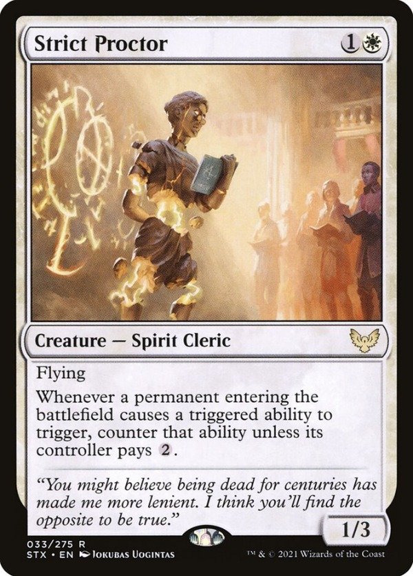 Producto - Strict Proctor #33  Strixhaven: School of Mages