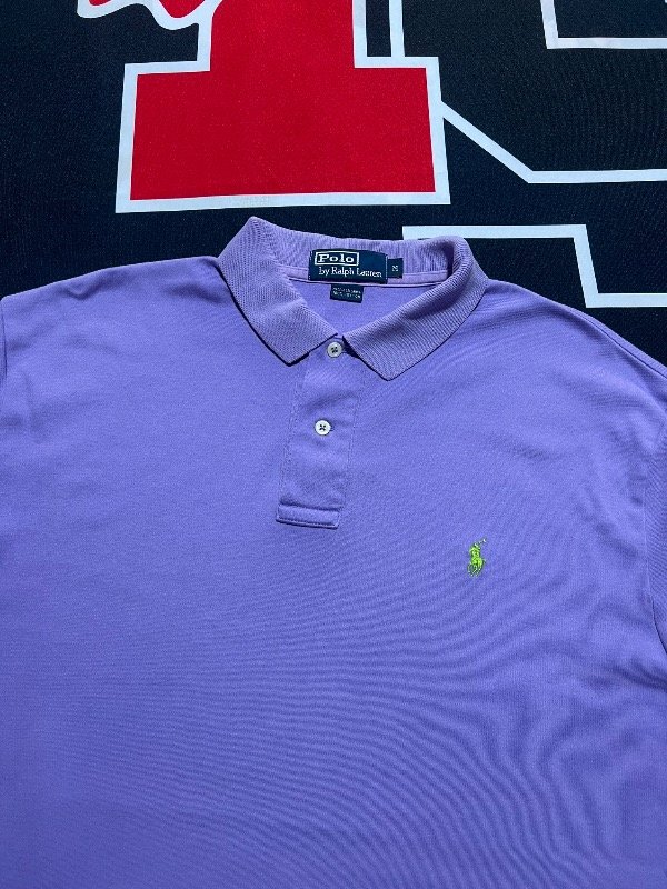 Producto - Chomba Polo Ralph Lauren lila. Talle M amplio/L