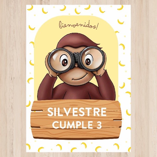 Producto - Lámina Jorge el curioso