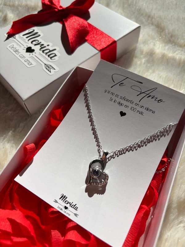 Producto - Collar te amo en 100 idiomas