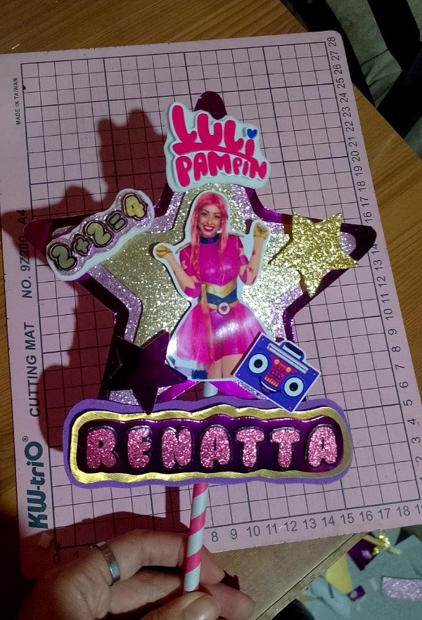 Producto - Cacke Topper para torta 3d
