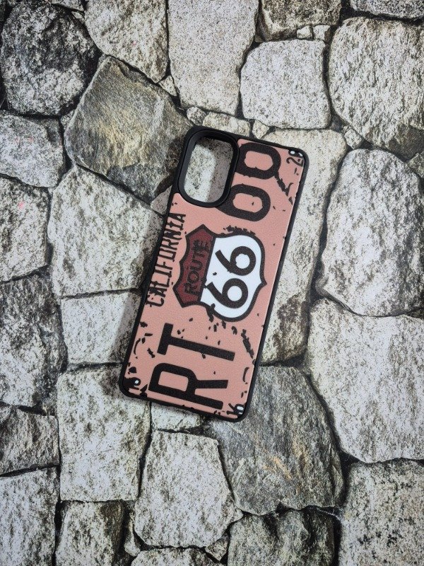 Producto - Funda rígida diseño Moto E32/G22 ruta 66