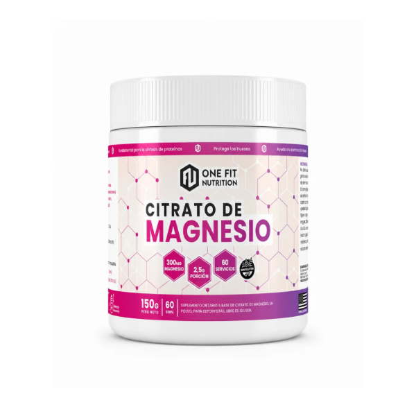 Producto - CITRATO DE MAGNESIO 150 GRS. - ONE FIT NUTRITION