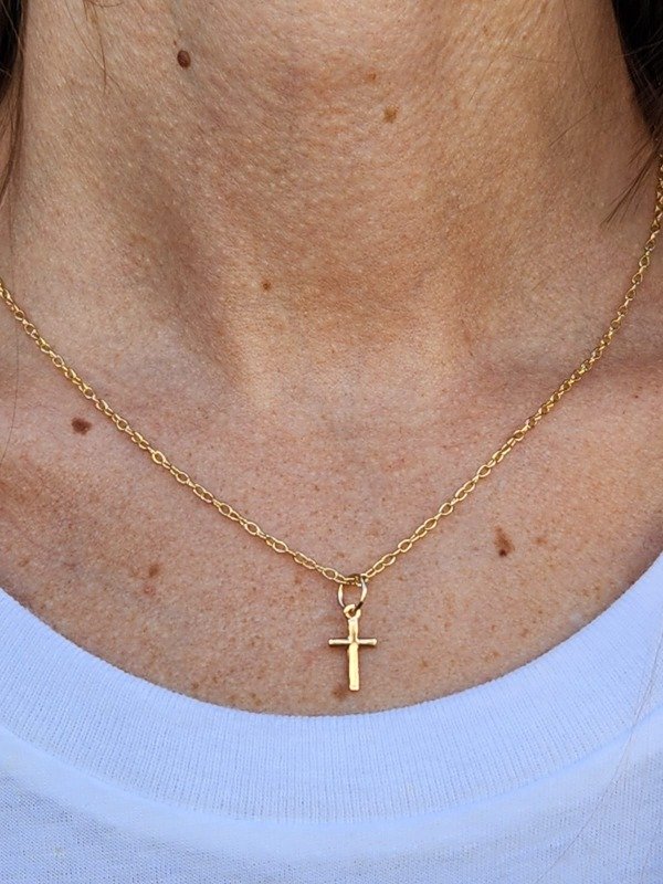 Producto - Collar cruz oro - 0