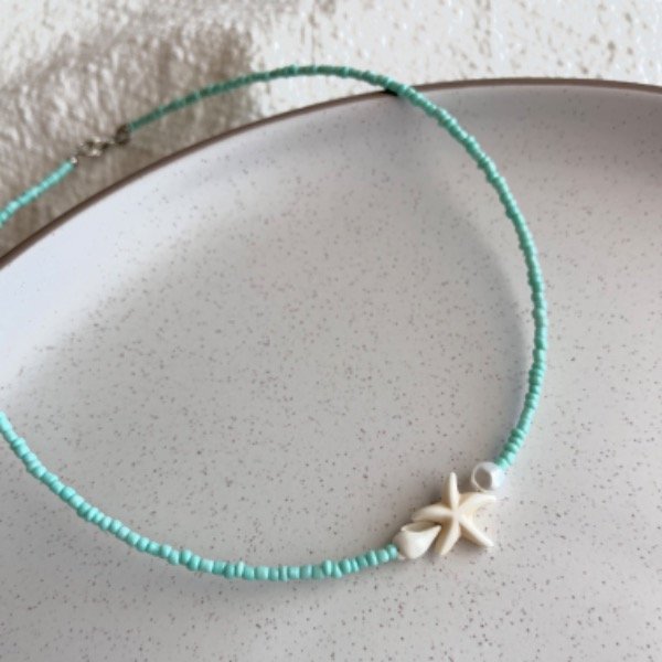Producto - Choker Indi - aqua