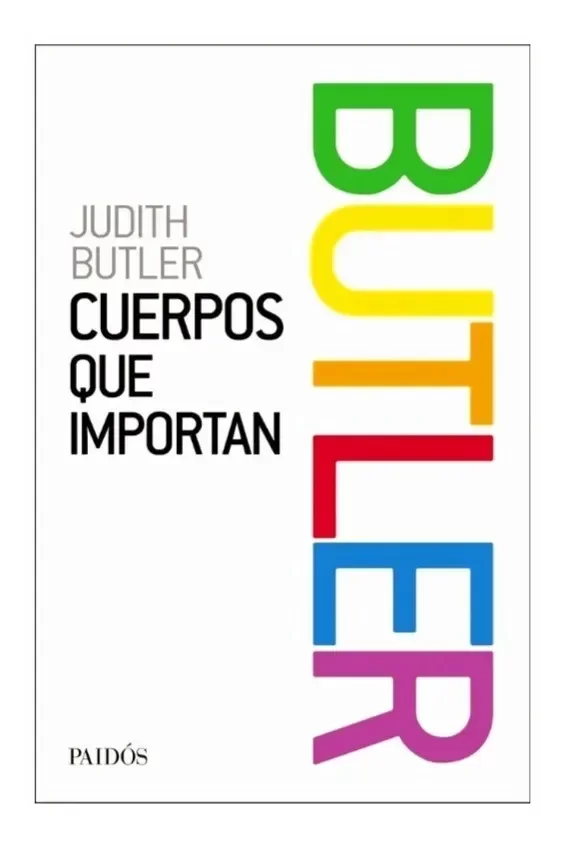 Producto - Cuerpos que importan - Judith Butler