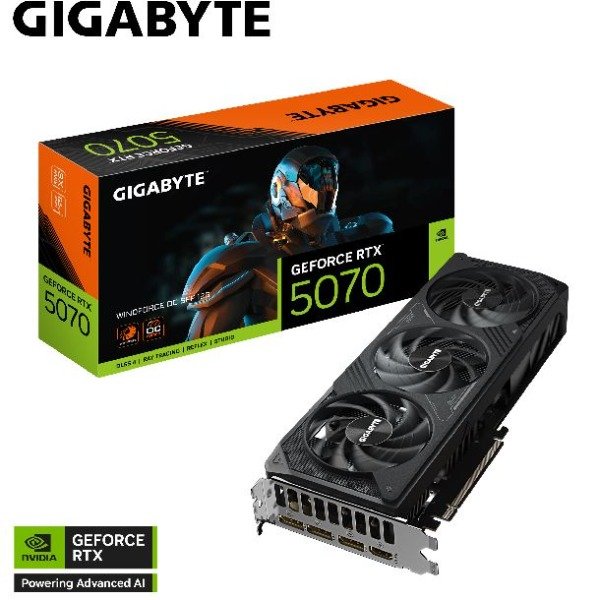 Producto - Placa de Video RTX 5070 GIGABYTE WINDFORCE OC SFF 12GB