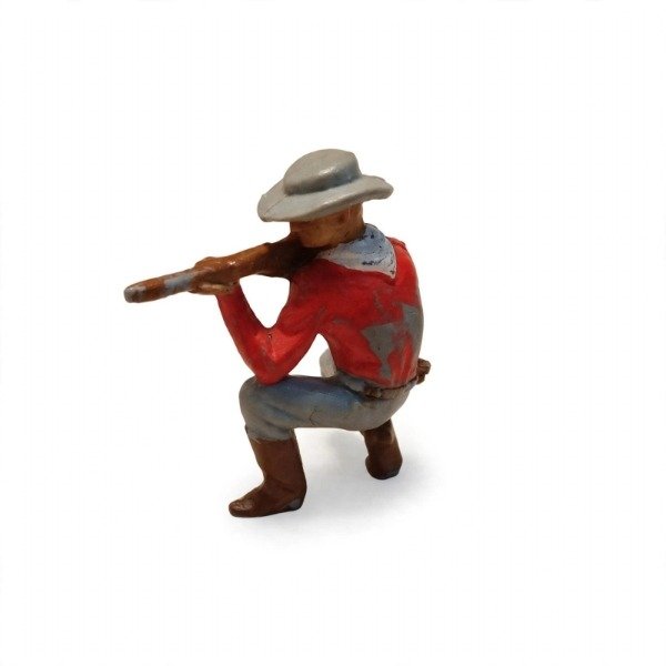 Producto - Vaquero arrodillado con rifle-Estilo Comansi-Años 70/80-Vintage - 2