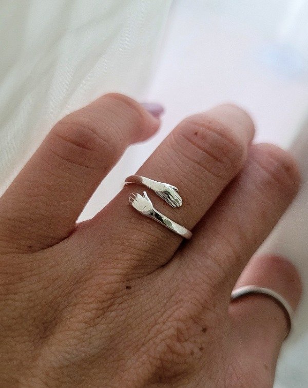 Producto - Anillo abrazo finito Plata 925 t. 16