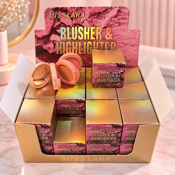 Producto - Rubor + iluminador con espejo