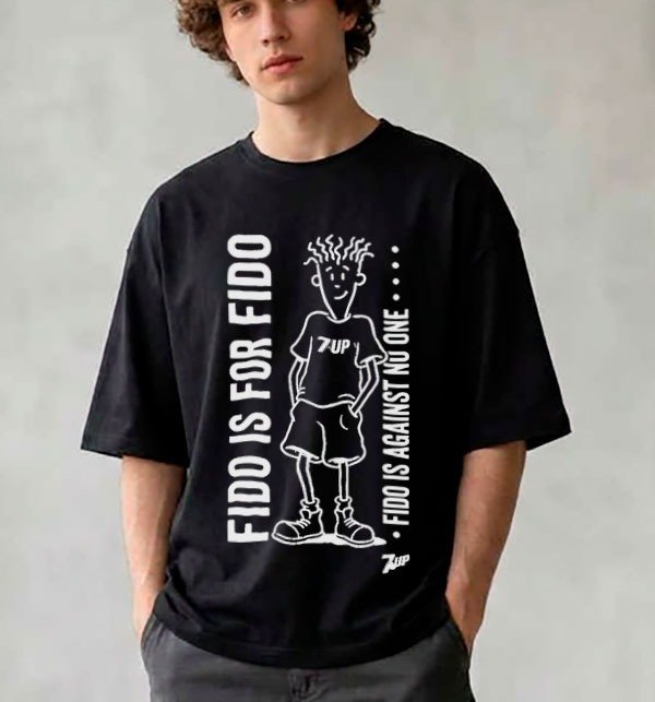 Producto - Remera Estampada Fido Overzize